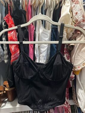 Black corset top - Size S
